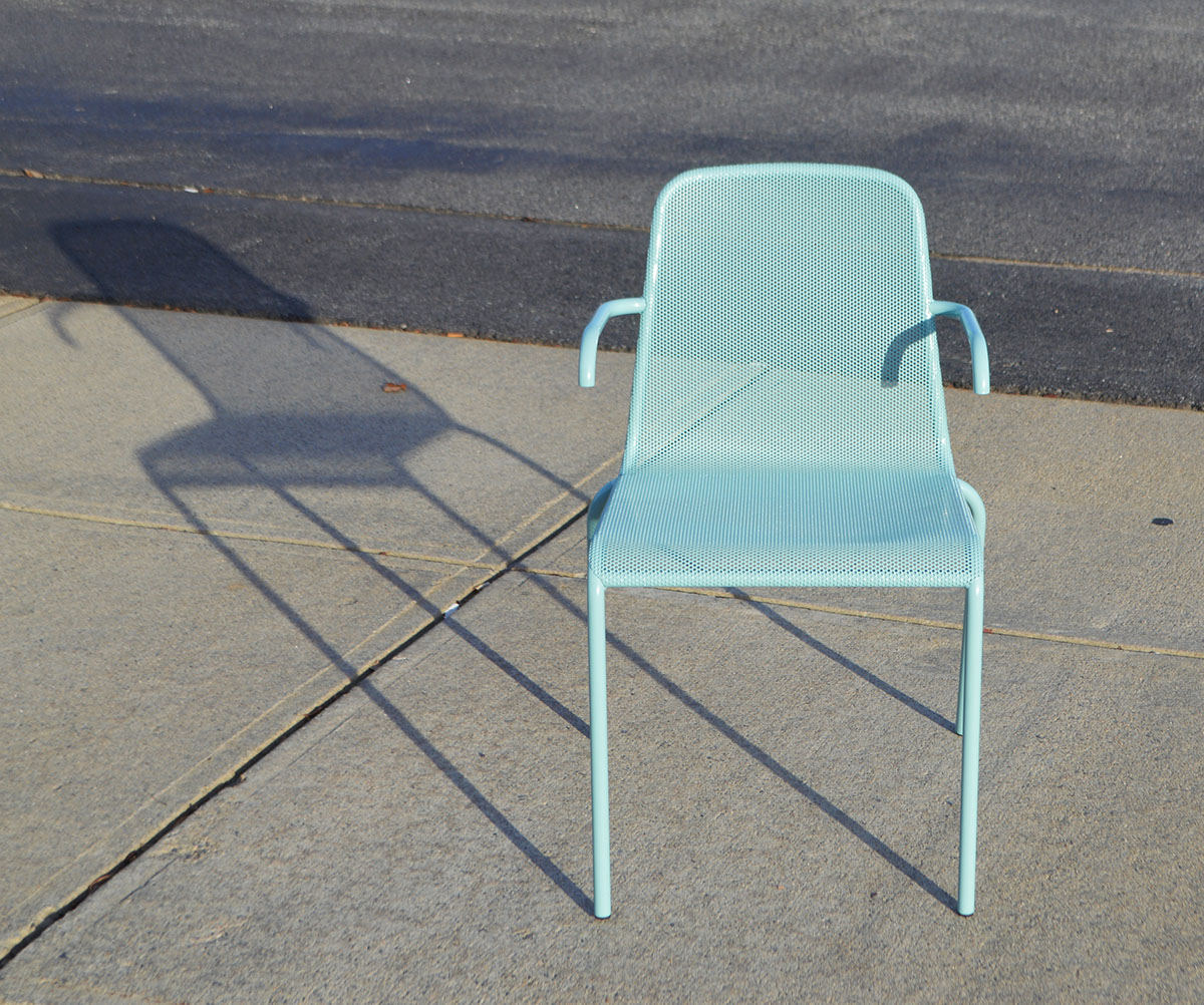metal cafe chair powder coating quirky