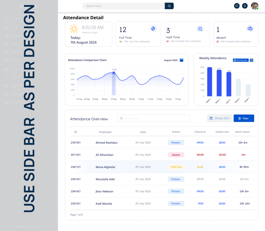 attendence Attendence App attendance management Figma figma design attendence dashboard Attendence Record attendence system attendence ui/ux attendence uiux