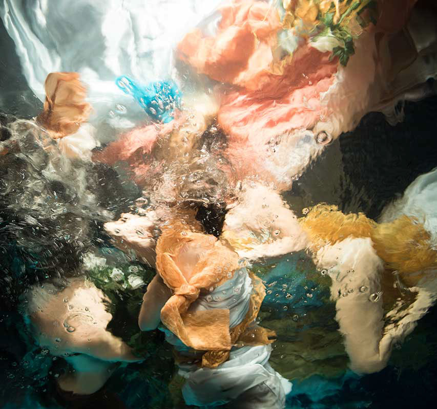 underwater contemporay art baroque color modern design abstract Renaissance light
