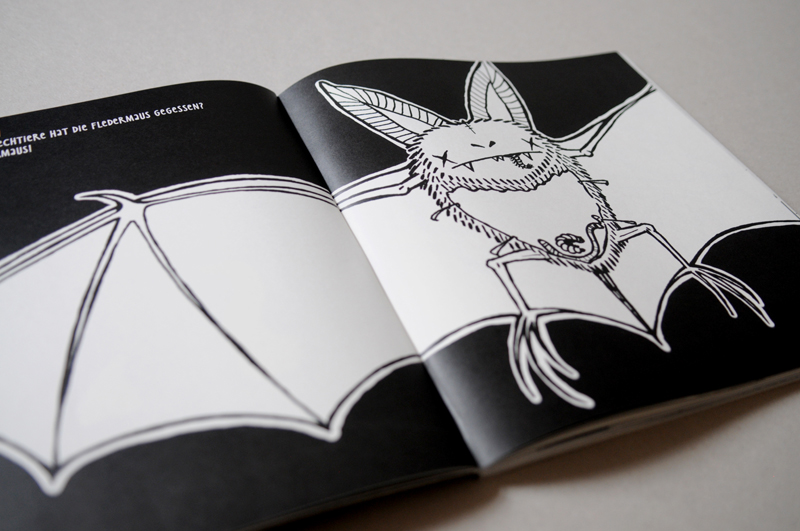 monster children book black and white Grusel Duster kinderbuch mut angst interaktiv Malbuch Bastelbuch charakter