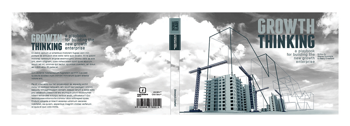 cover design  business  corporate design  GrowthThinking  publication design  spread design