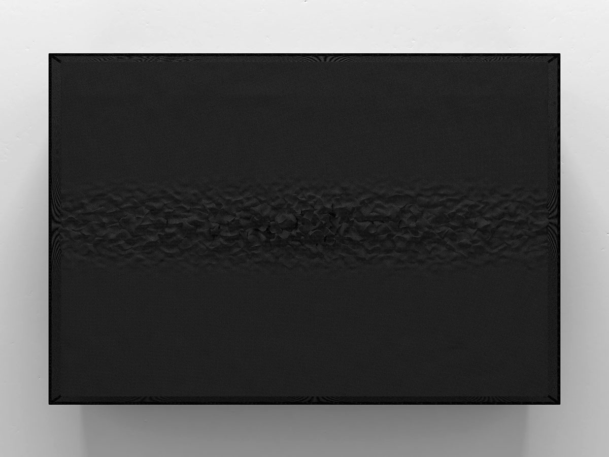 black mesh inside abstract