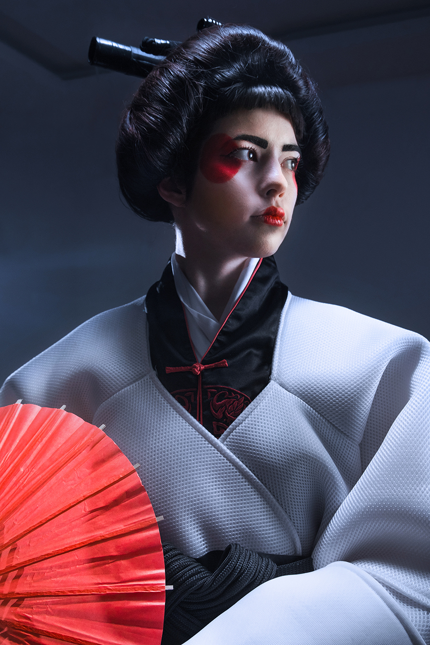 geisha japan tokyo model SONJA JOCIC NEVENA IVANOVIC audrey stecinjo BOJAN NASTASIC MILENA VILA kimono shimada hairstyle Make Up