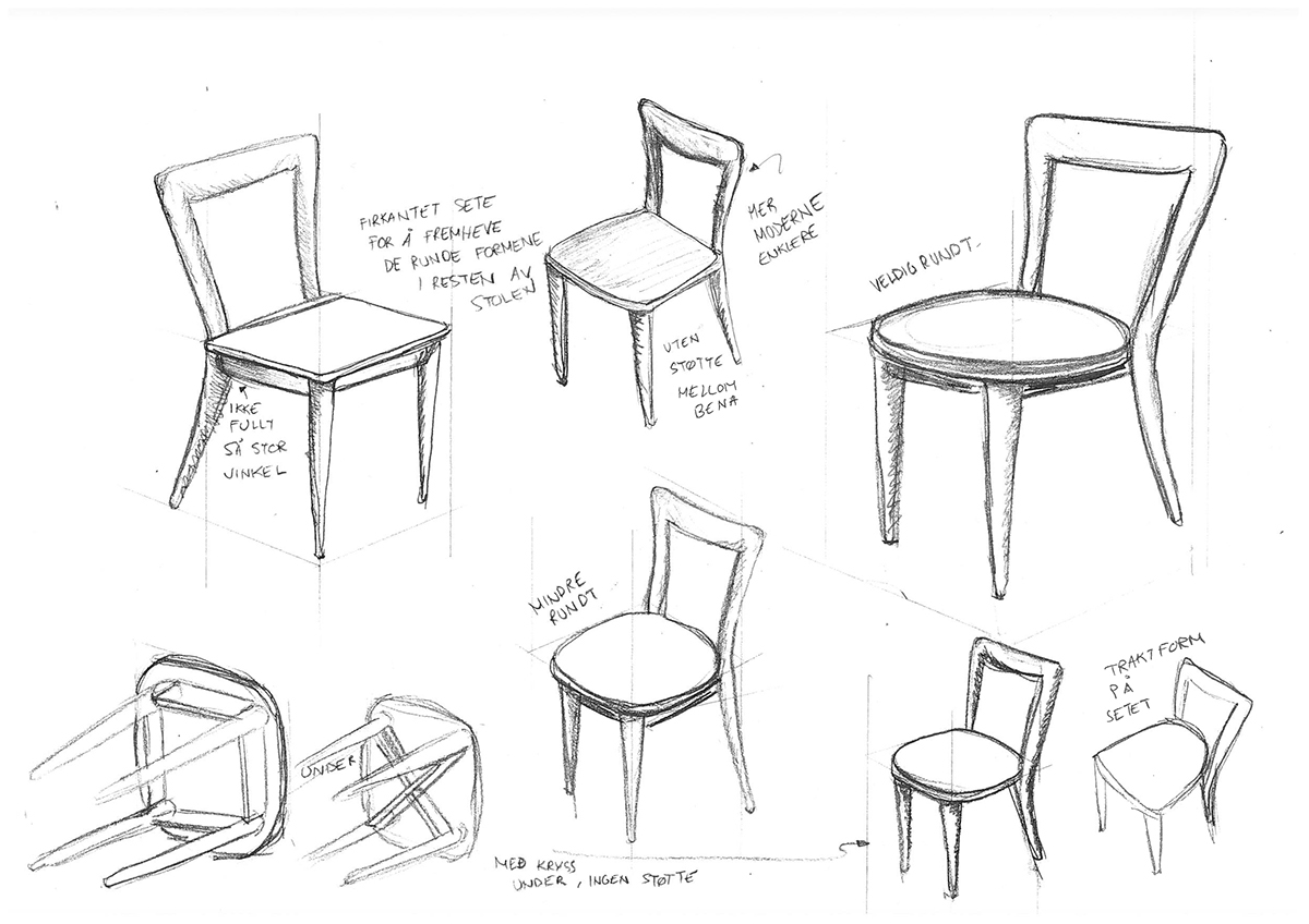 chair wood dining furniture seating folk organic everyday Scandinavian minimalistic student sixties