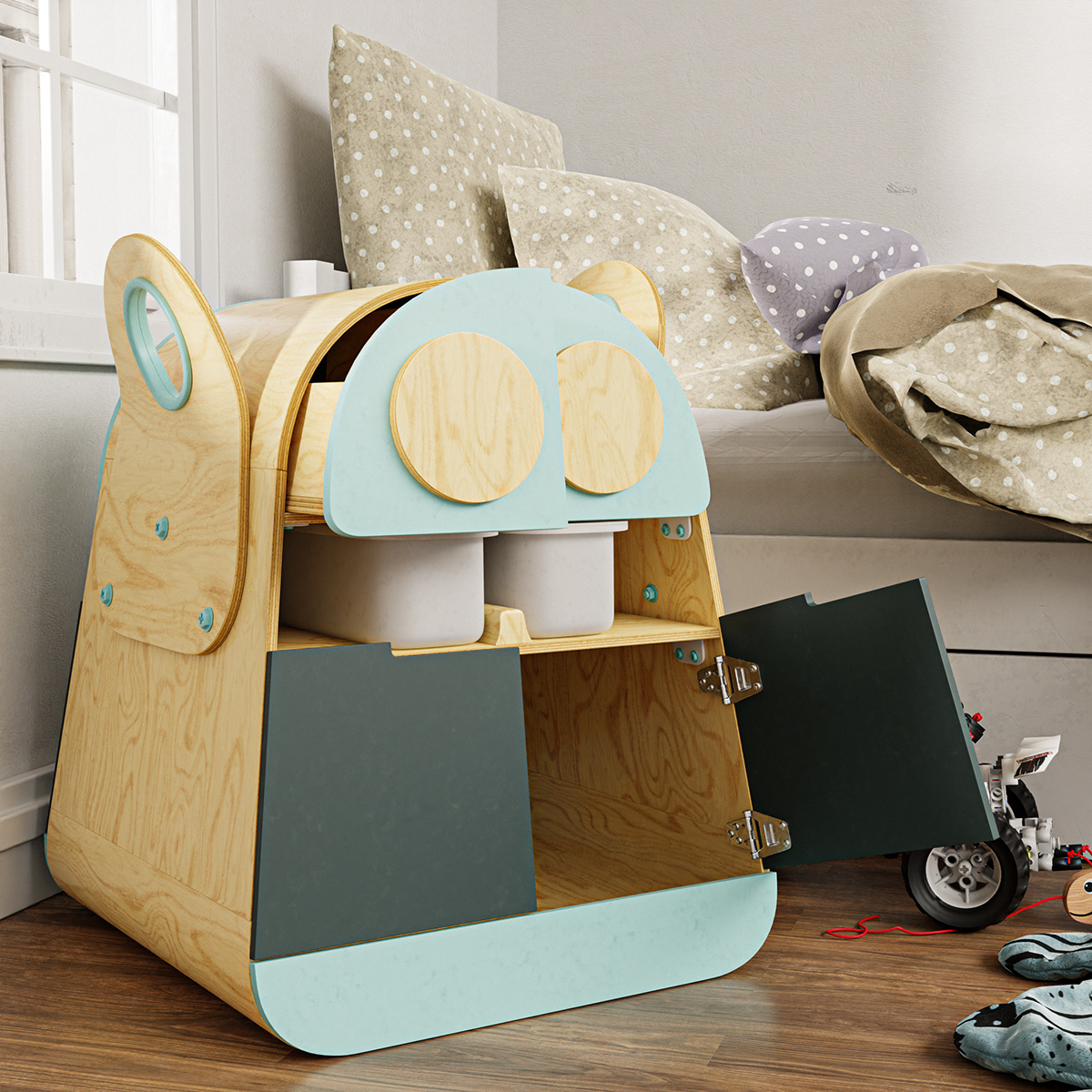 children furniture industrial design  kids organizer product toy