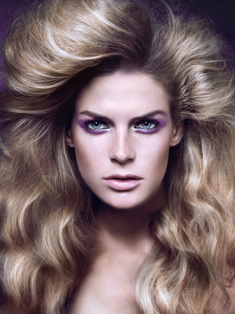beauty beauty editorial hair purple braids