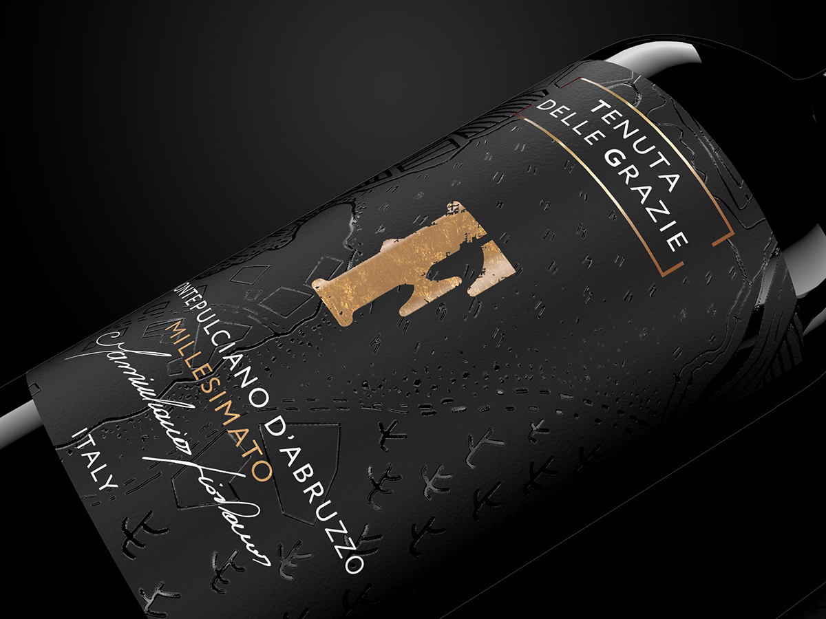 winery wine re-branding Label italian wine