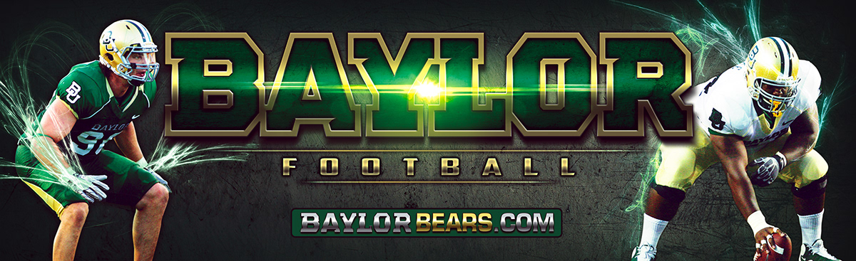Baylor Athletics Baylor  athletics sports marketing Sports Design print design Web posters websites graphics