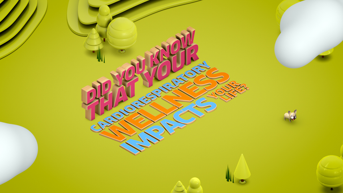 tinke product cinema4d colorful fresh cool trendy Health type fonts motion graphic green Isometric infographic 3D typography