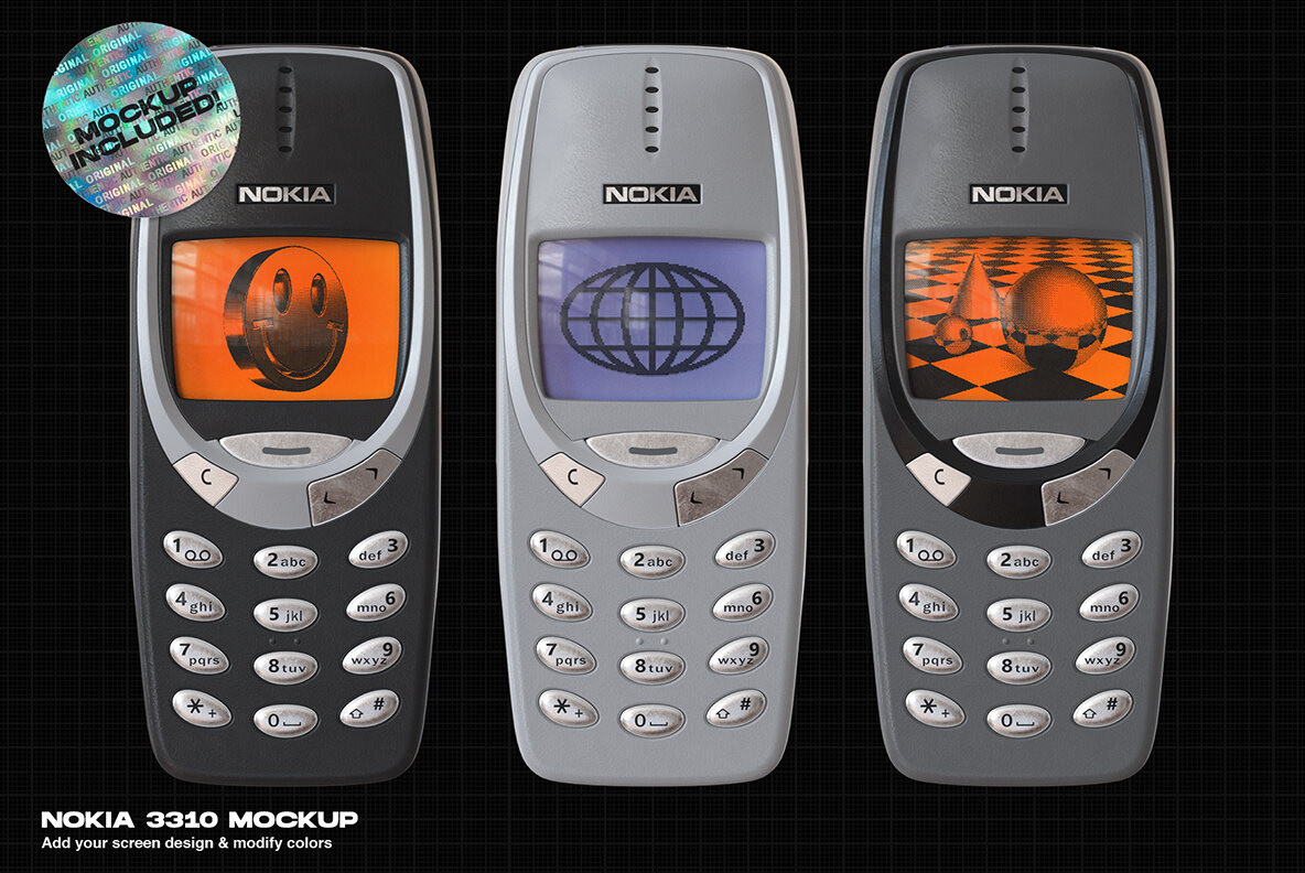 2000s 8bit cellphone effect mobile phone pixel Retro screen ui design