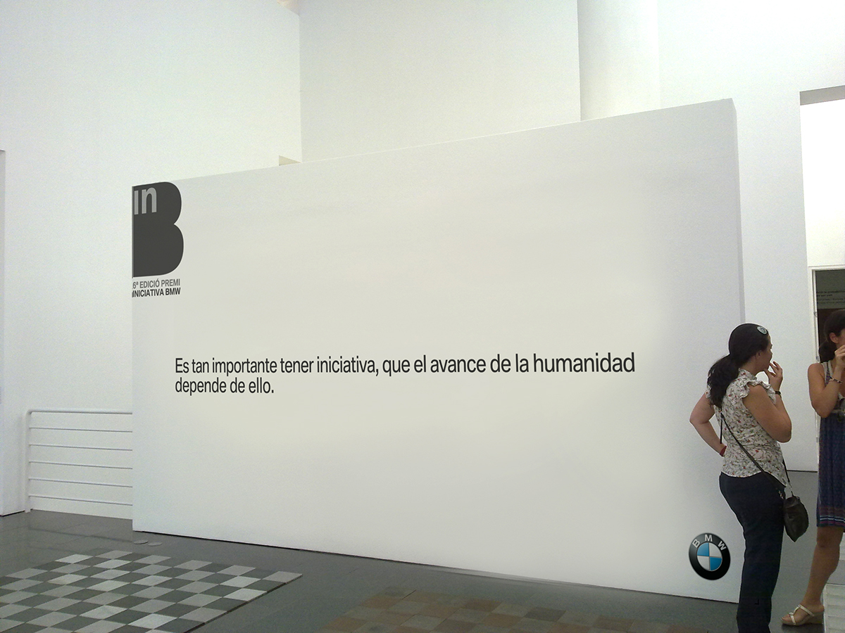 BMW INB Events innovation iniciative 3D ICM design Awards minimal model logo congress White