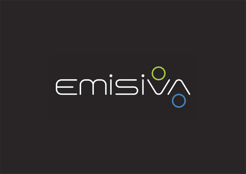 emisiva Webdesign binary blue green Logotype logo business card Patterns screen