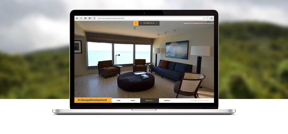Web UI ux visual design Interface screen Website firm portfolio puerto rico San Juan coding cms