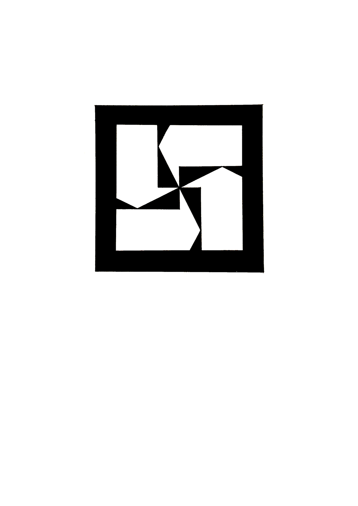 Logo Design hand drawn minimal abstract graphic design  gbmc graphic design