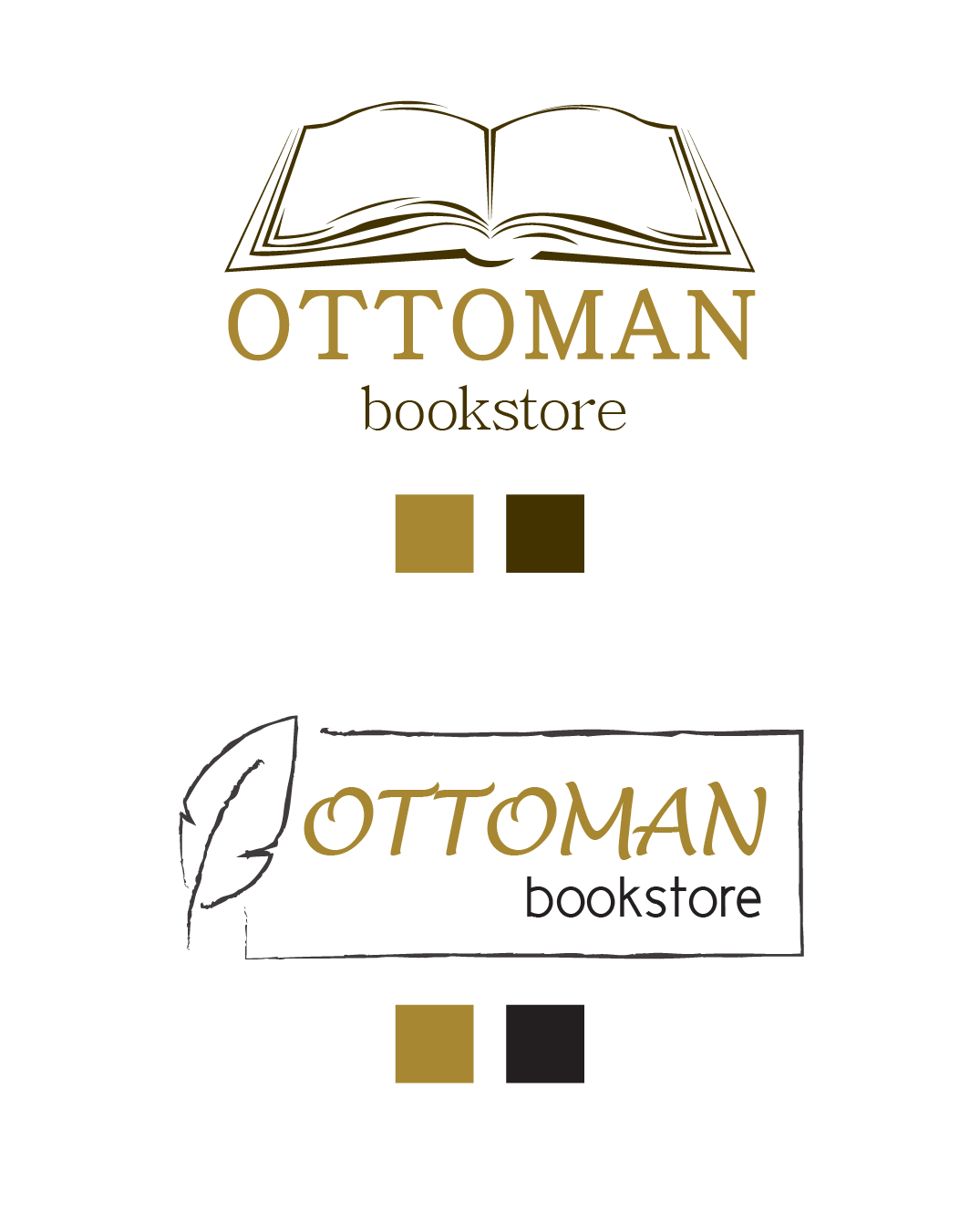 logo Logotype emblem ottoman Bookstore oriental