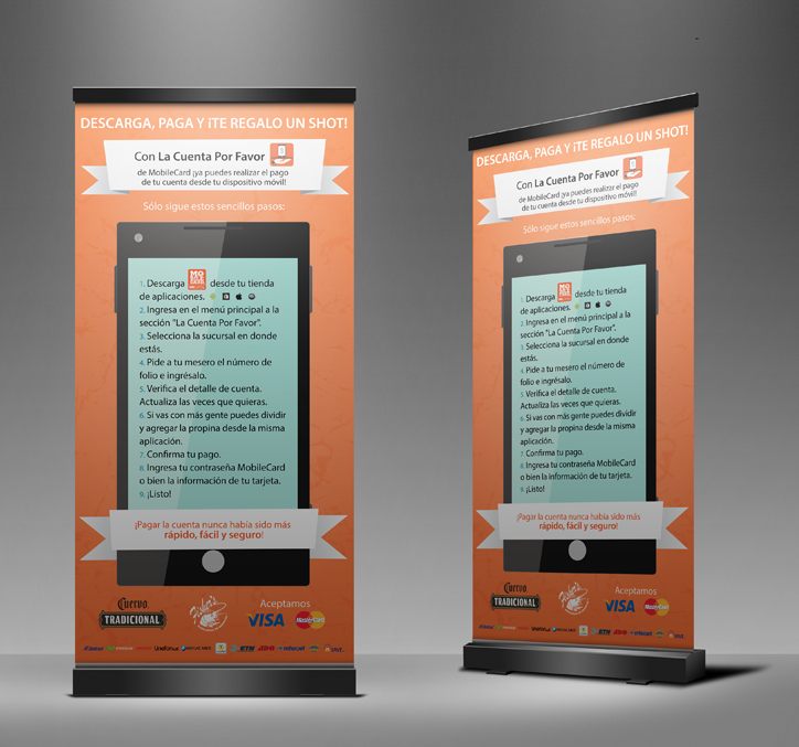 flyer banner app payment print mobile cuenta movil Icon