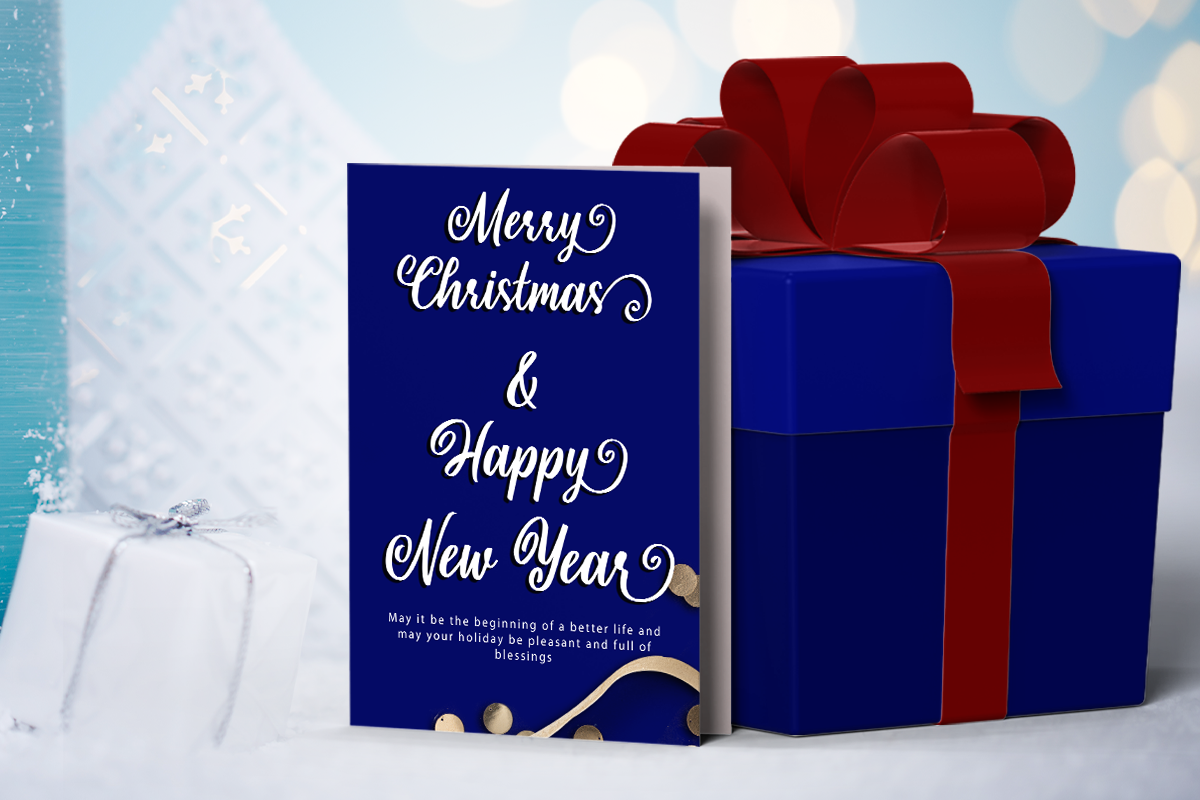 celebrate Christmas font giftbox merry new years party Script shielfie snow