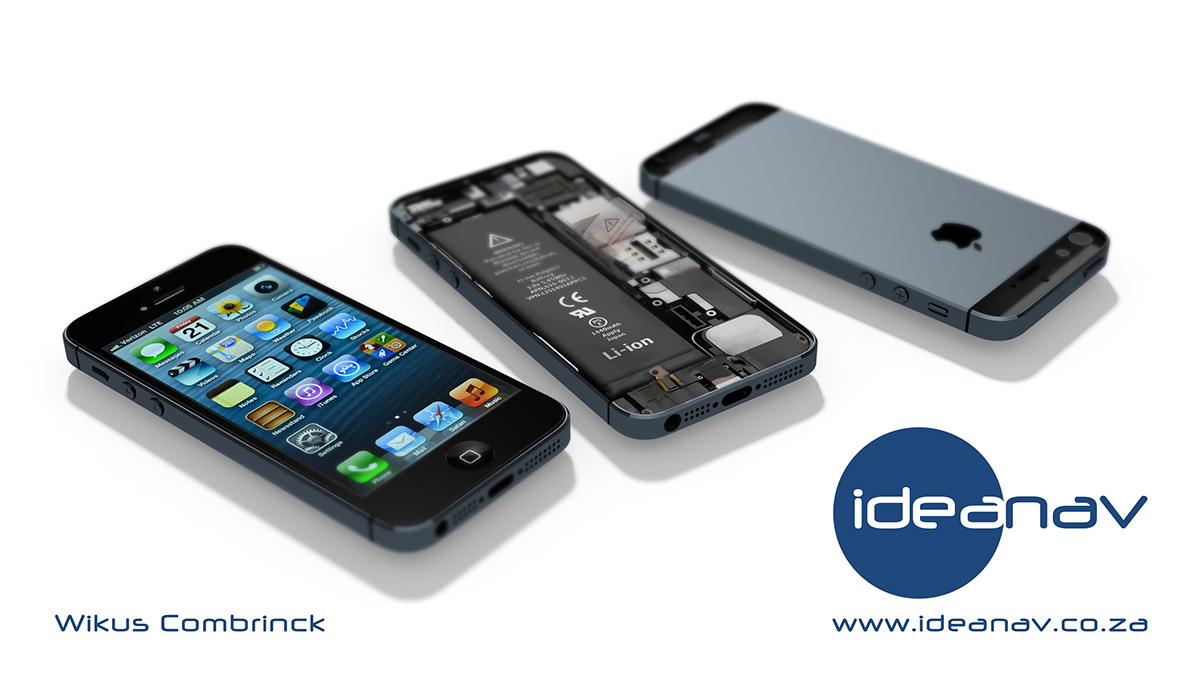 iphone 5 Render video product design Ideanav rendering concept