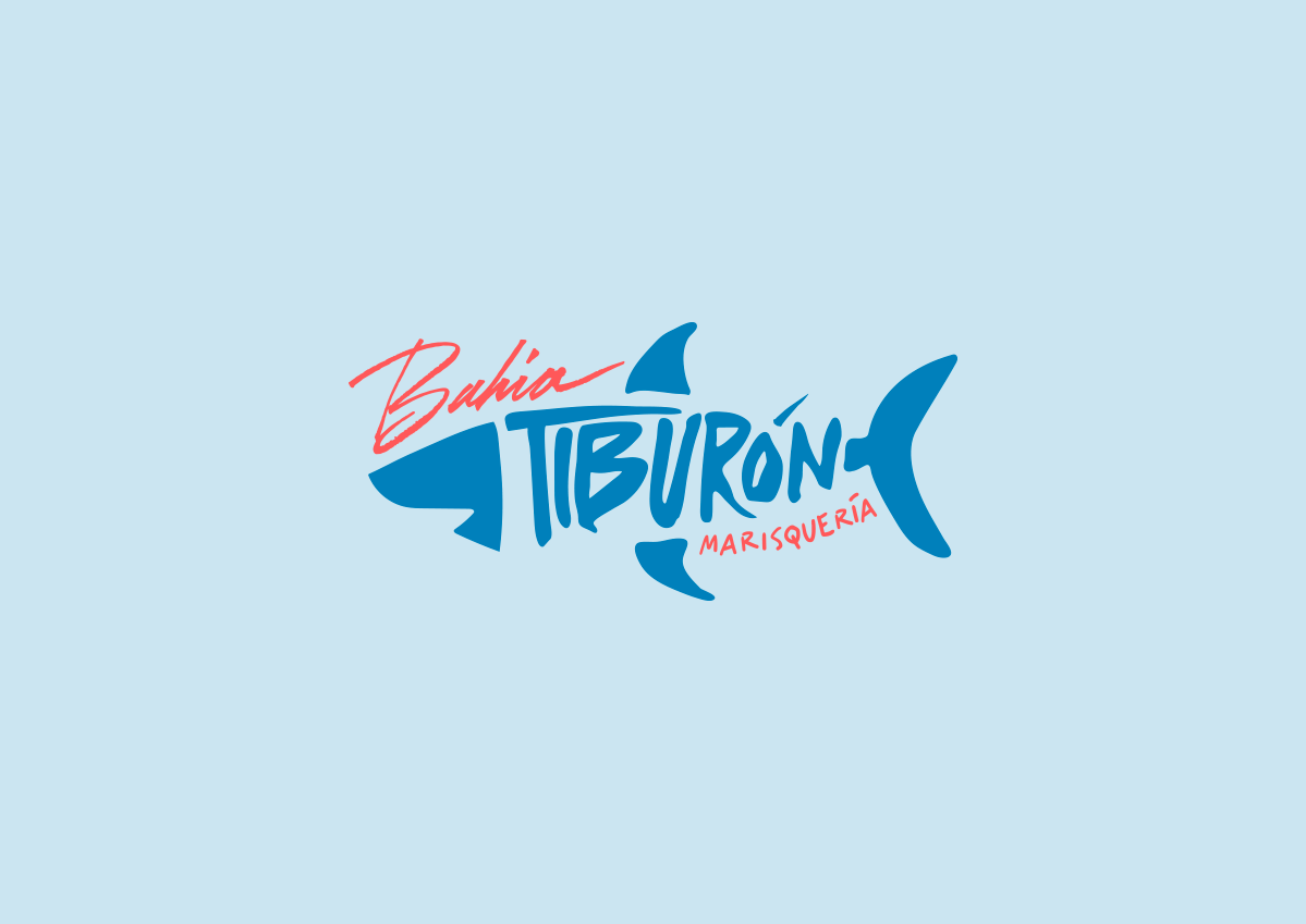 branding  Identidad restaurante identidad visual Logotipo marisqueria Pachuca Redes Sociais restaurante Tiburon