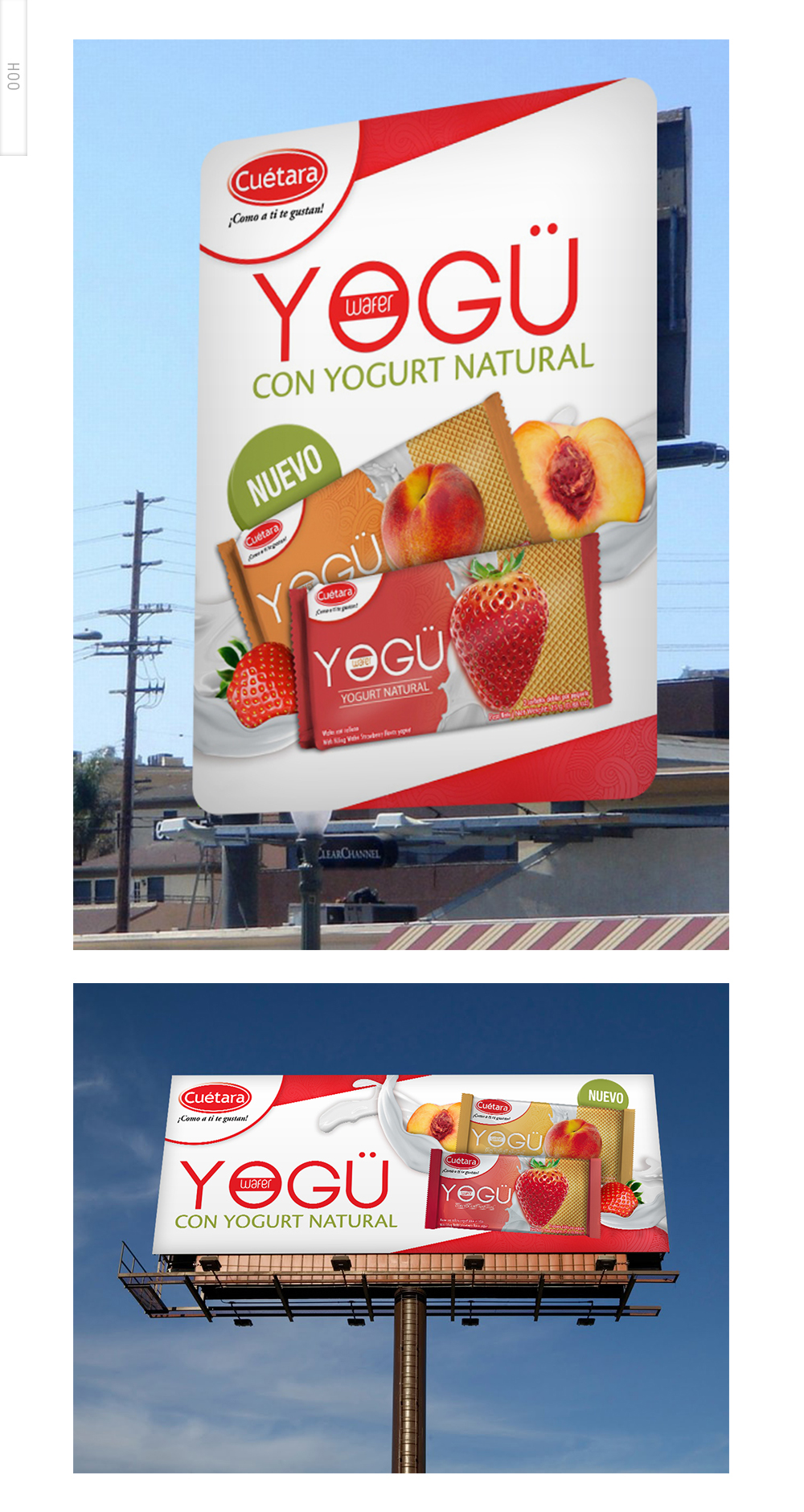 xlediaz wafer Guatemala fs comunicación galleta empaques fresa melocoton fruit cookie yogurt