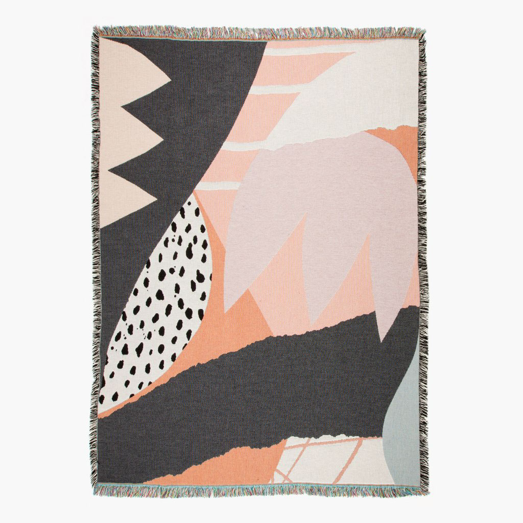 textile design  Textiles throw blanket interior design  Homeware Design abstract contemporary surface pattern design modern art