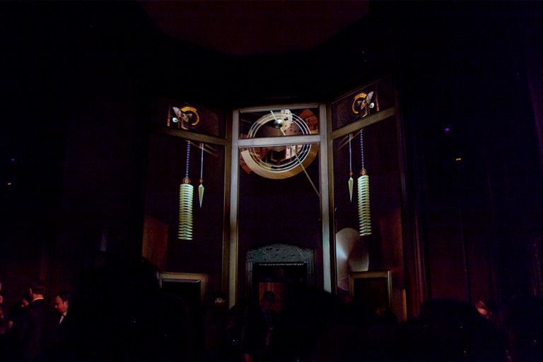urbandaddy holiday party red paper heart projection mapping cinder redpaperheart installation