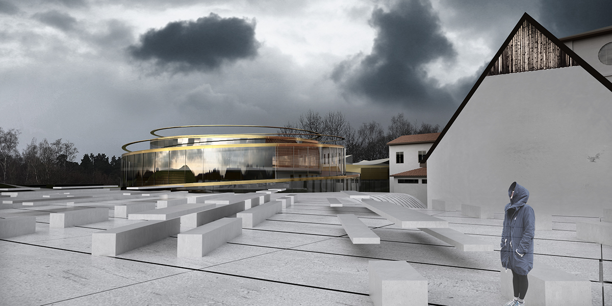 Viking Age Museum museum Bygdøy architectural proposal VIKING SHIP oslo norway visualisation vizualisation museum architecture design octanerender   Architectural design competition