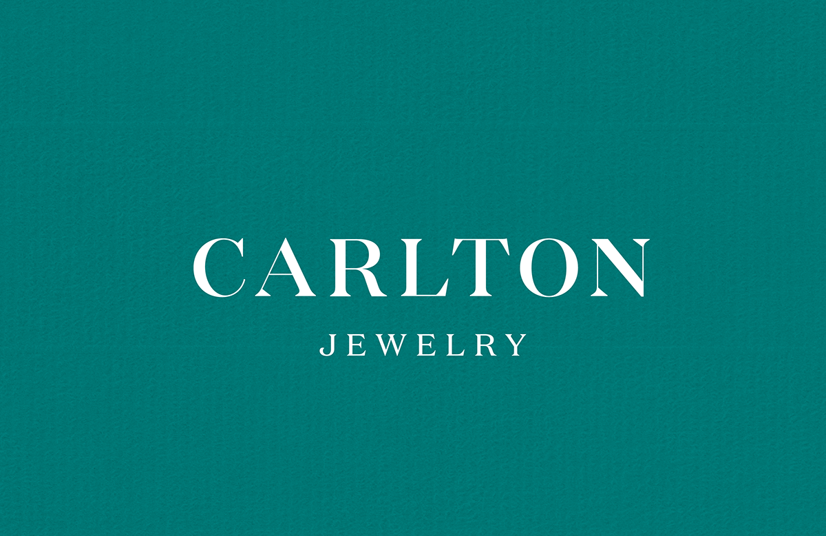 jewelry luxury type serif branding  gold green