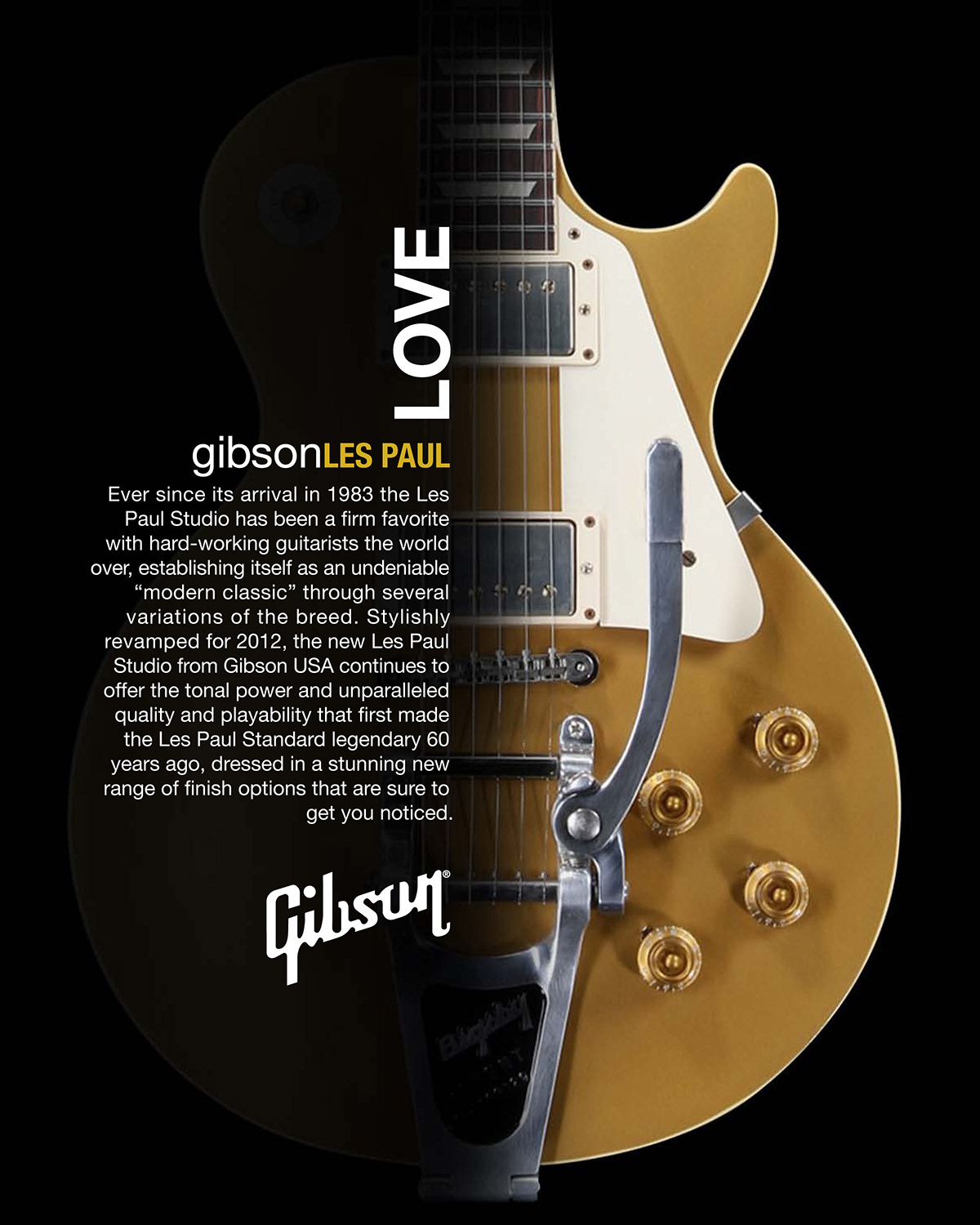Gibson design Layout composition typography  