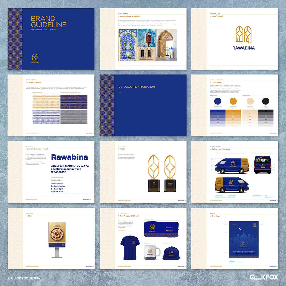 logo branding  Vehicle Graphics package design  menu design brochure leaflet Brand Guideline