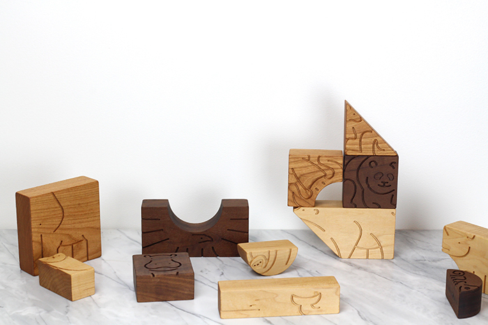 aminal blocks wood studio dunn dunn asher toy Sustainable animal
