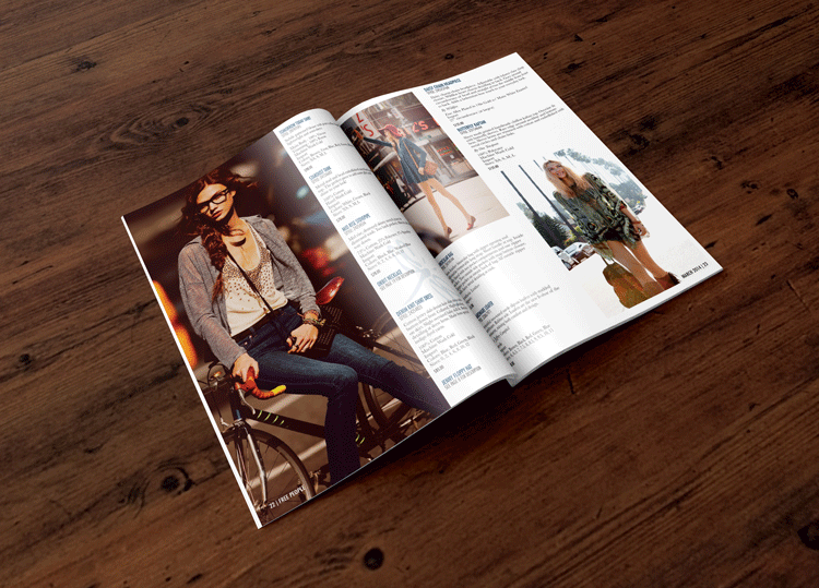free people catalog layout fashion magazine Adobe InDesign Layout Design fashion layouts