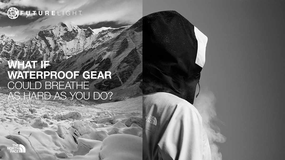 Advertising  outdoors Photography  retouching  the north face