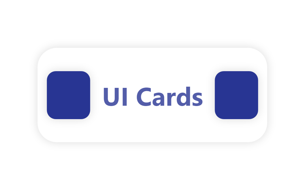 cards UI minimal falt mobile ui kit