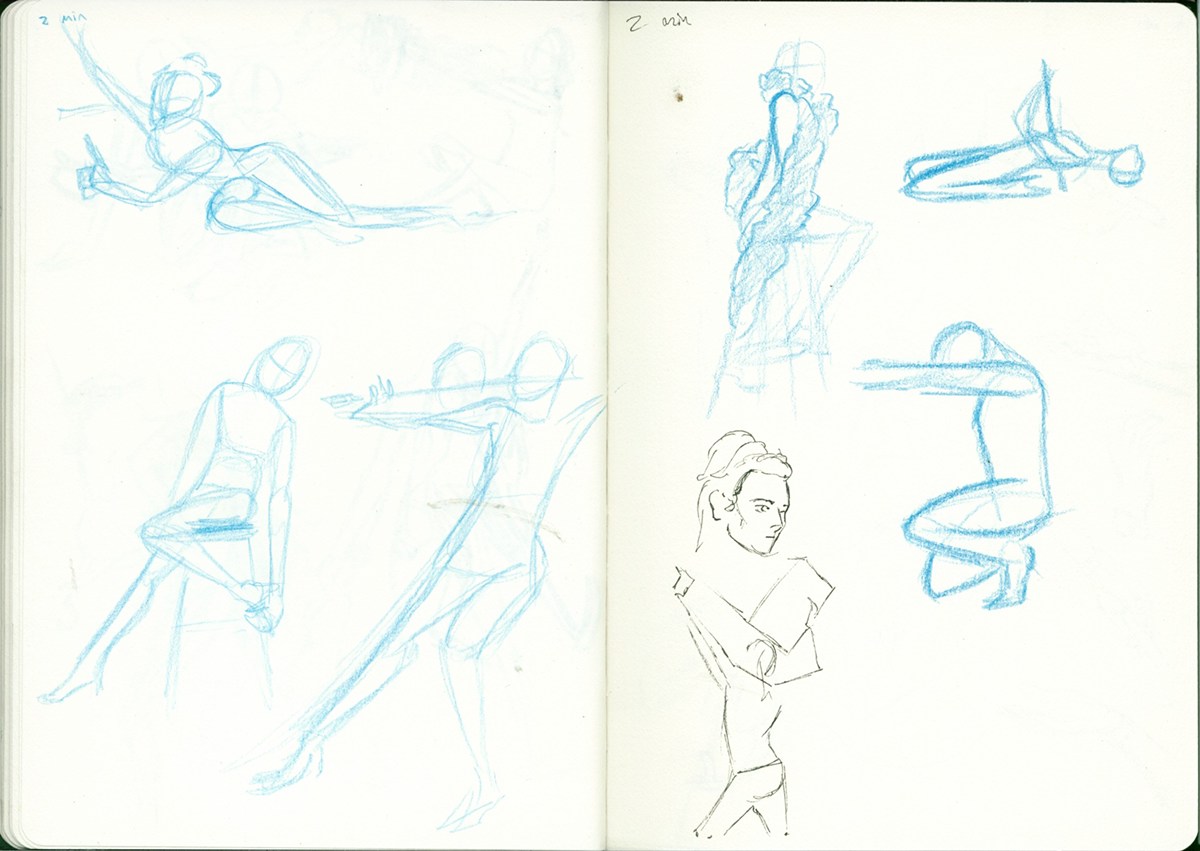 sketch life drawing Figure Drawing line of action gesture Gesture Drawing