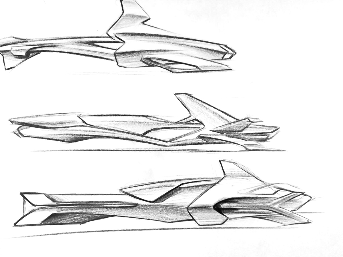 Vehicle sketch car design