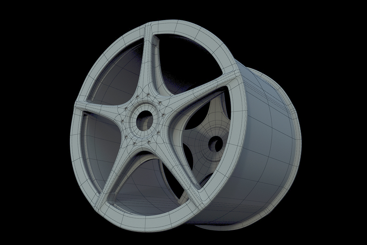 wheel car 3D model