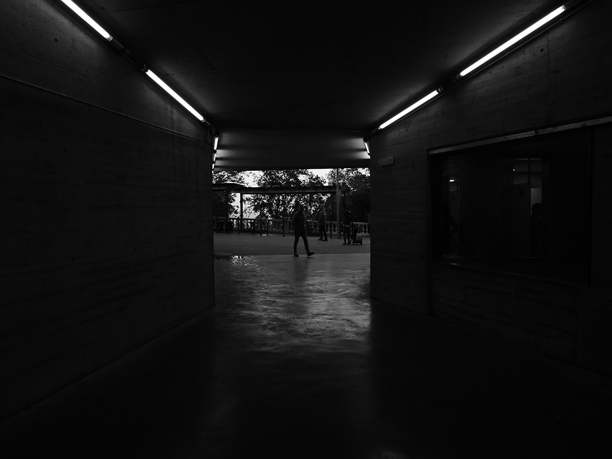tibidabo barcelona black and white dark parc datraccions Theme Park catalunya photografy
