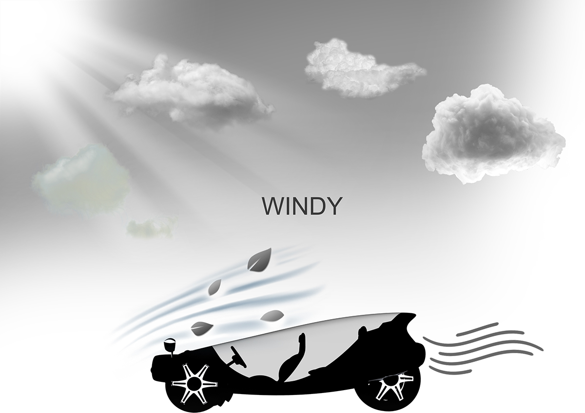 windy car design future wind powered car