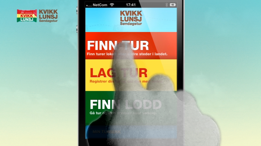Kvikk Lunsj  freia  app  unfold  iphone norway  oslo brand