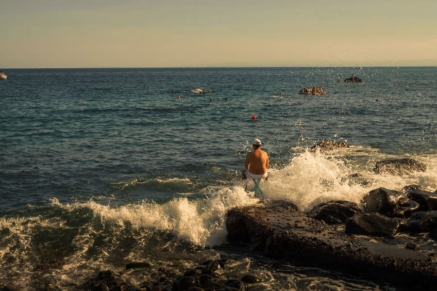 sicily iltaly mediterranean sea beach summer Fun sunbather swimmer italian Sicilian