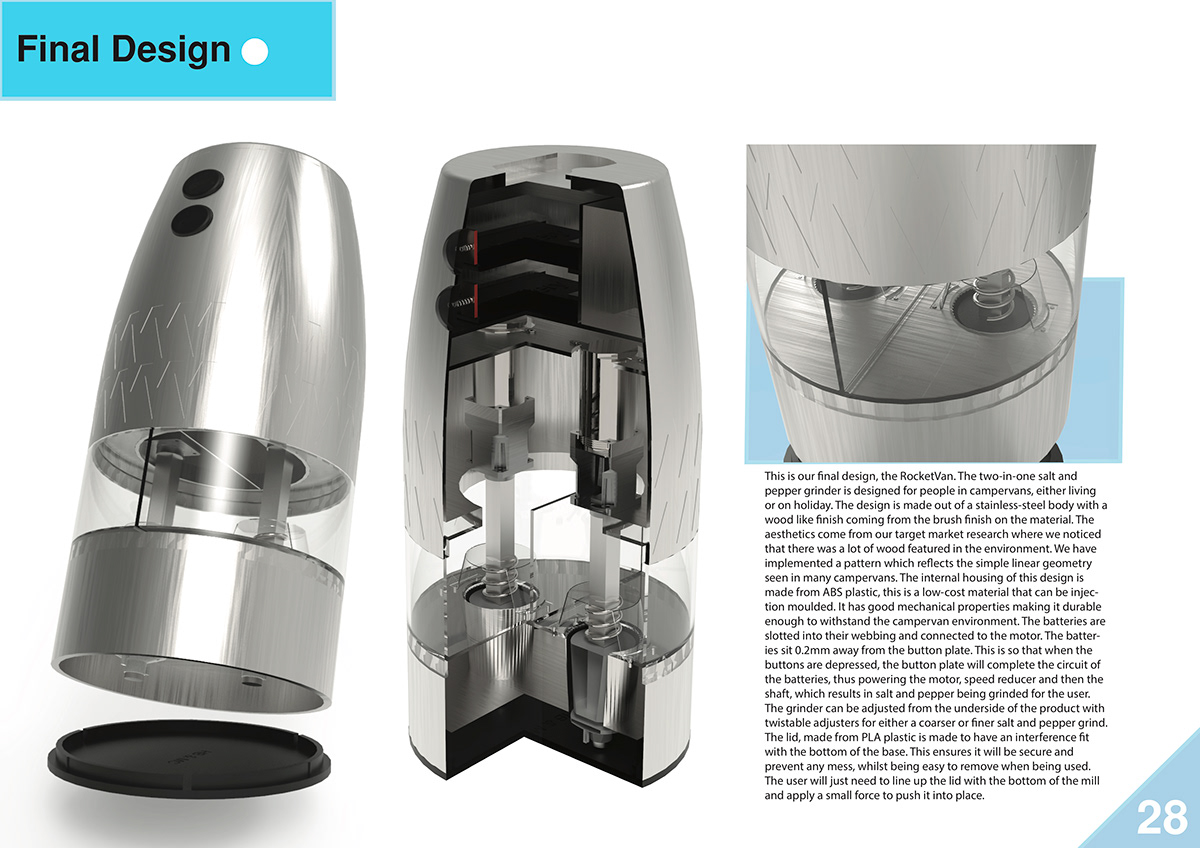 design fusion 360 industrial industrial design  keyshot marketing   photoshop product product design  salt and pepper
