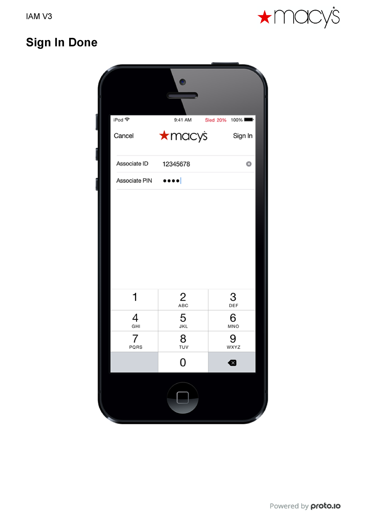 mobile ios Digital in-store