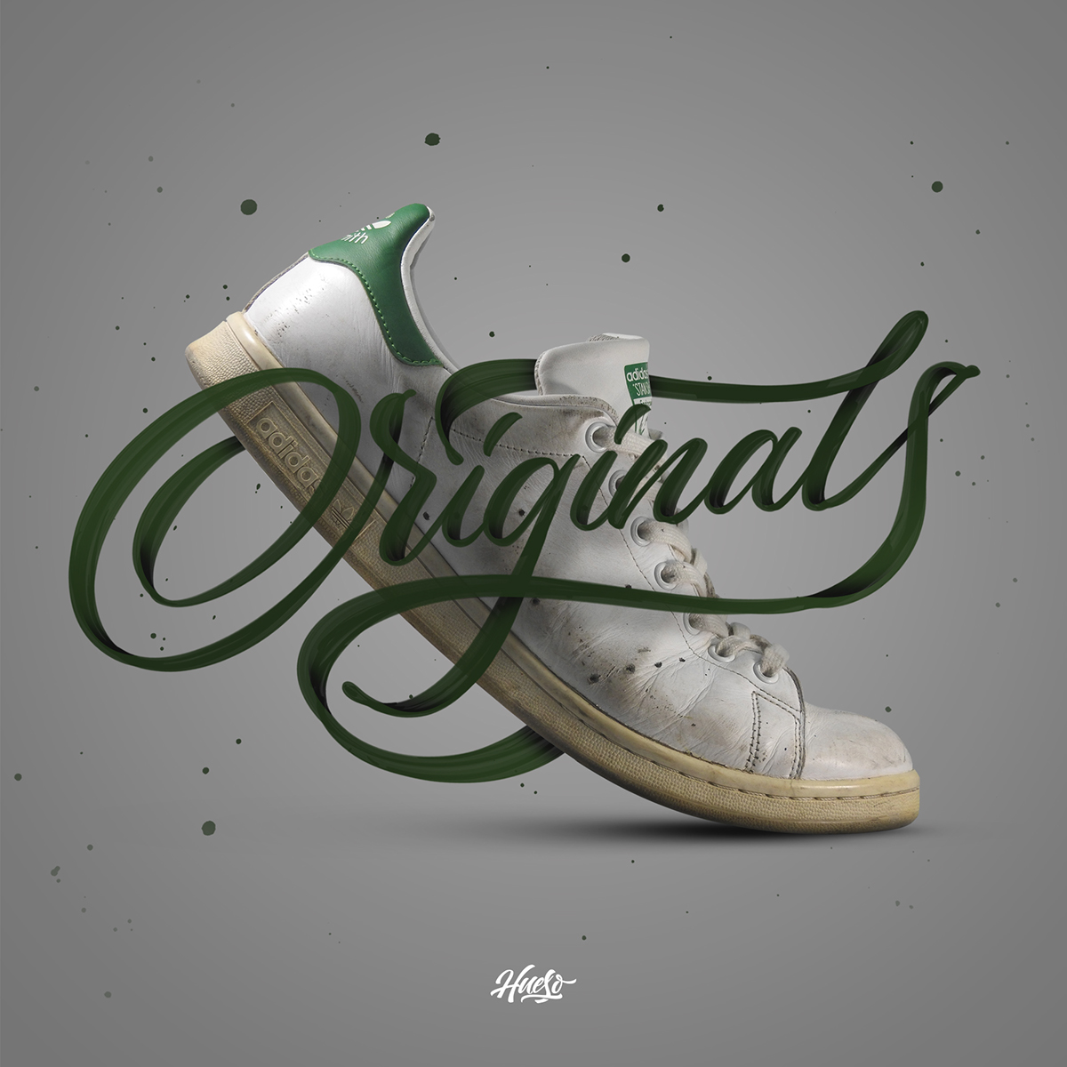 adidas Original hueso lettering Rafa miguel type digital rd
