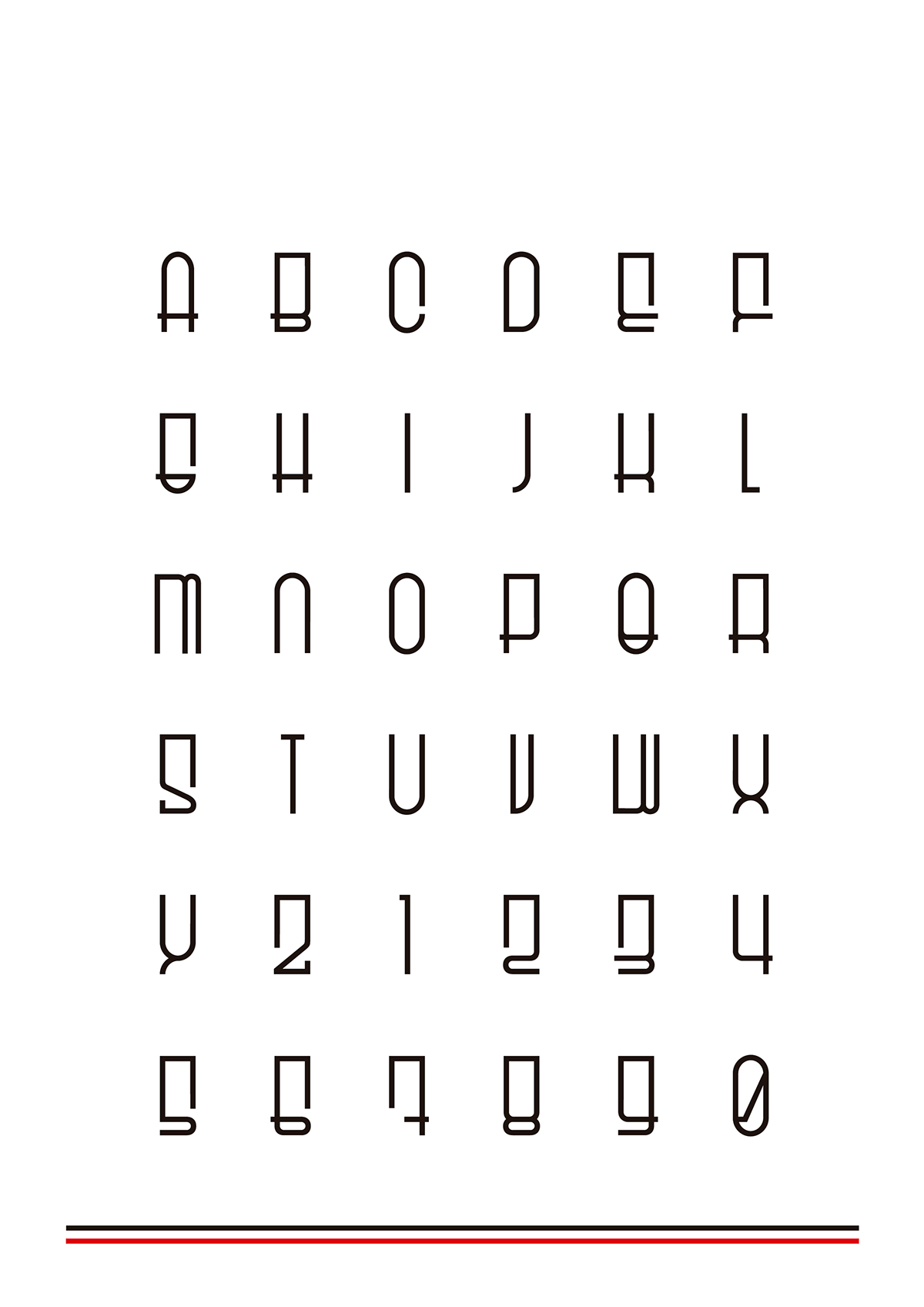 letters type font Display