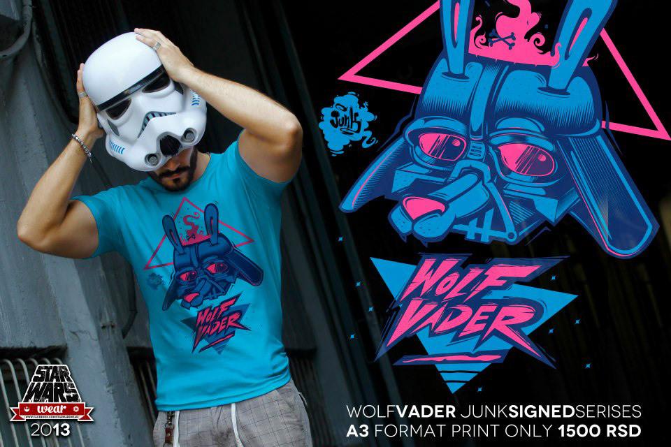 characters  star wars  vader wolf illustrations