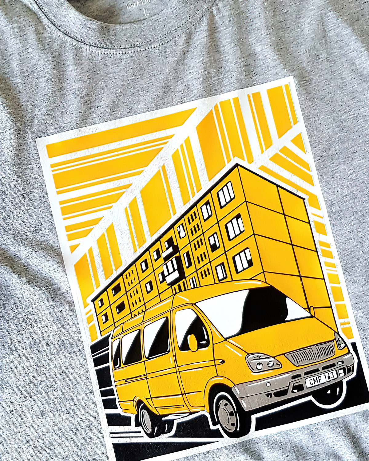 car coreldraw digital illustration Drawing  layers print Procreate provincial tshirt vector