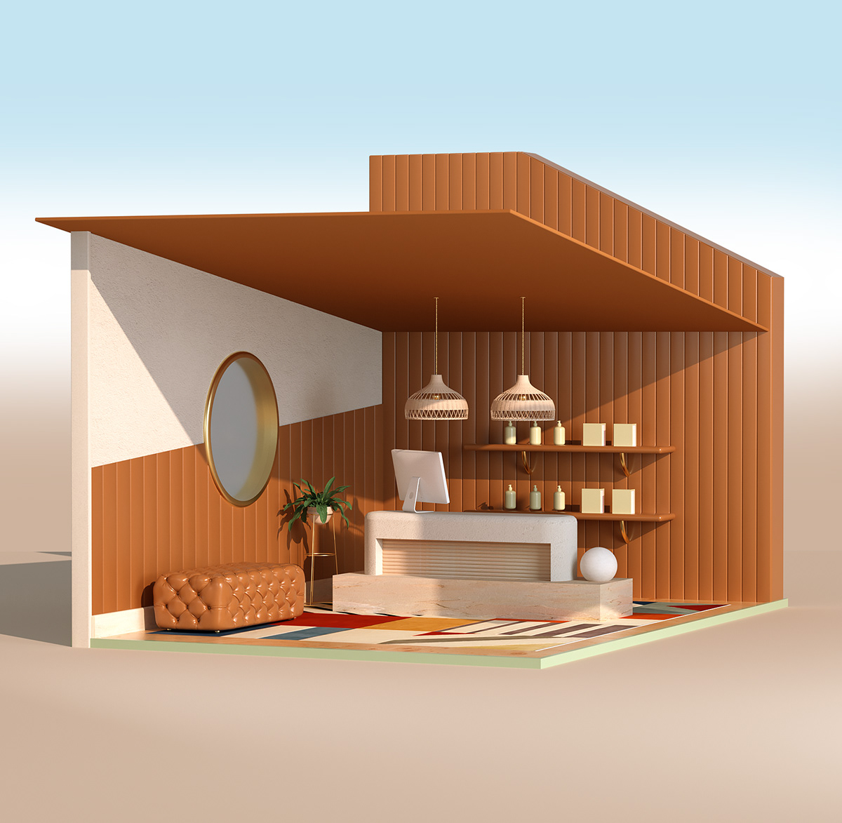 3d art 3D Visualization architecture booth design Exhibition  Interior interior design  tradeshow