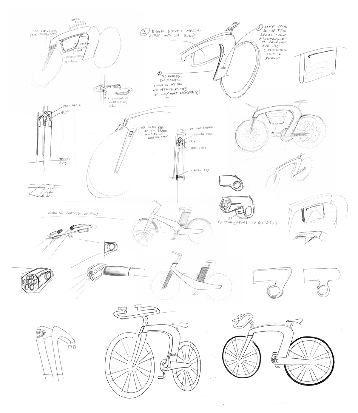 nCycle Bicycle Innovative pocket storage headlights speakers Handlebar lock wheels light fold Bahrain Albania modern