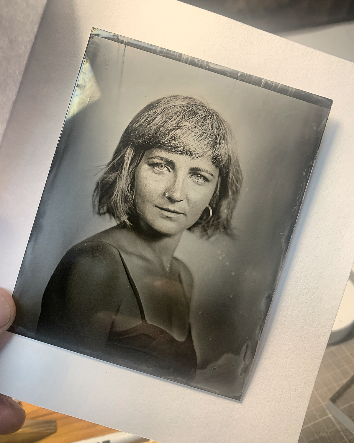 wet collodion portrait nuno marcelino porto airbnb Experience Unique metal plates tintypes large format